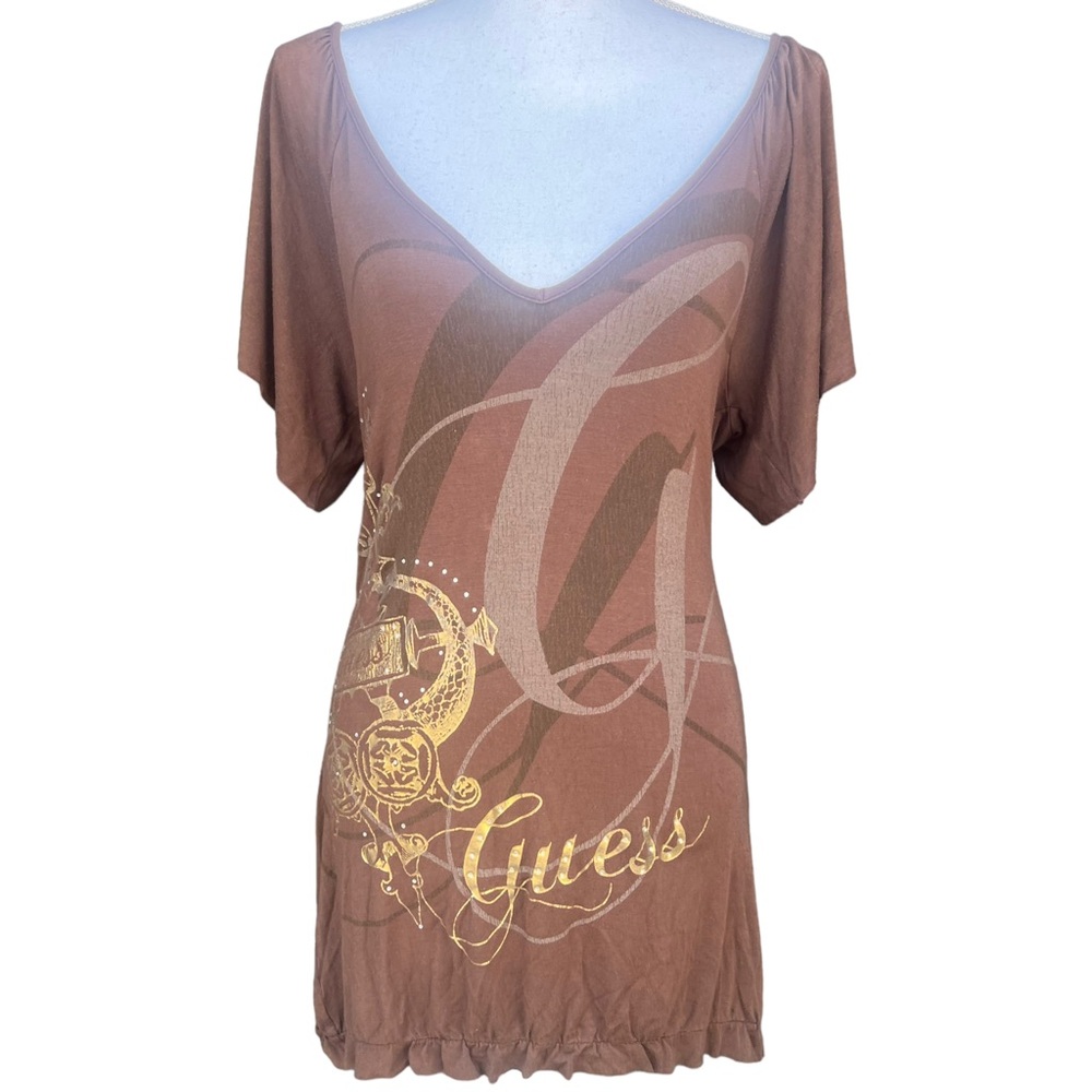 Y2K Vintage Guess Bedazzled Mini Dress / Tunic